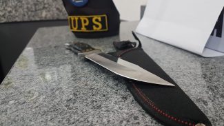 Homem armado com faca é preso pela PM após ameaçar desafeto no Bairro Morumbi
