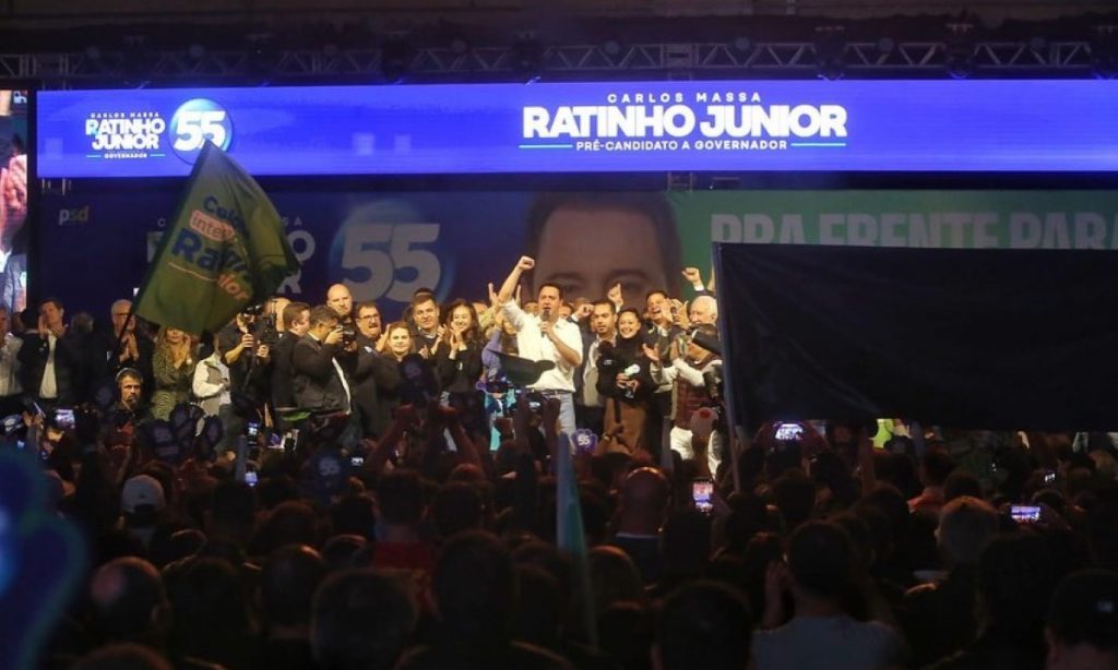 Ratinho Jr. é oficializado pelo PSD para disputar a reeleição no Paraná