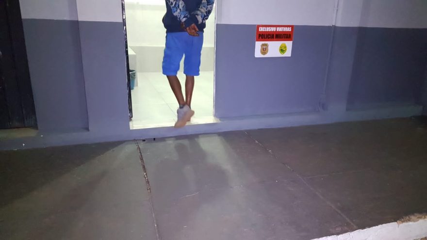 Arrombador tenta fugir, mas é detido pela PM no Bairro Brasília