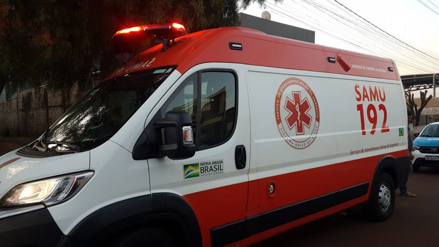 Mulher é socorrida após sofrer crise de sangramento nasal e oral no Bairro Esmeralda