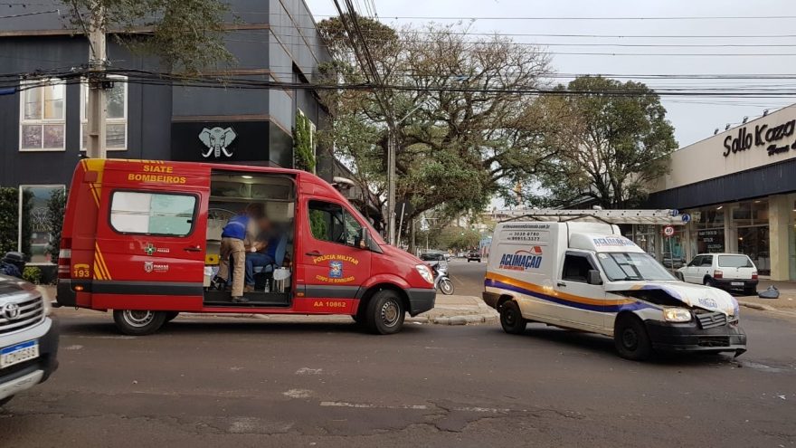 Siate é acionado para atender acidente de trânsito no Centro