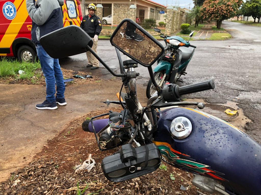 Motociclistas se envolvem em acidente no Pacaembu