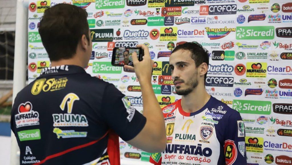 Cascavel Futsal é destaque de audiência em transmissões e nas redes sociais