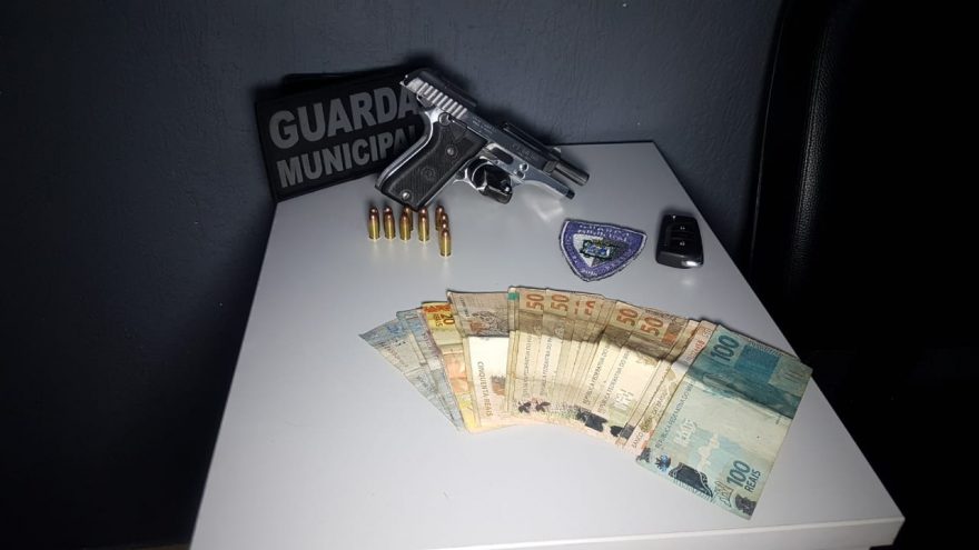 Guarda Municipal detém homem em posse de arma de fogo