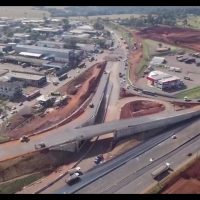 Imagem referente a Vídeo mostra fase final das obras do novo Trevo Cataratas em Cascavel