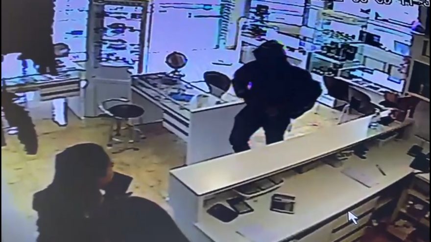 Assalto a relojoaria é registrado no Centro de Cascavel
