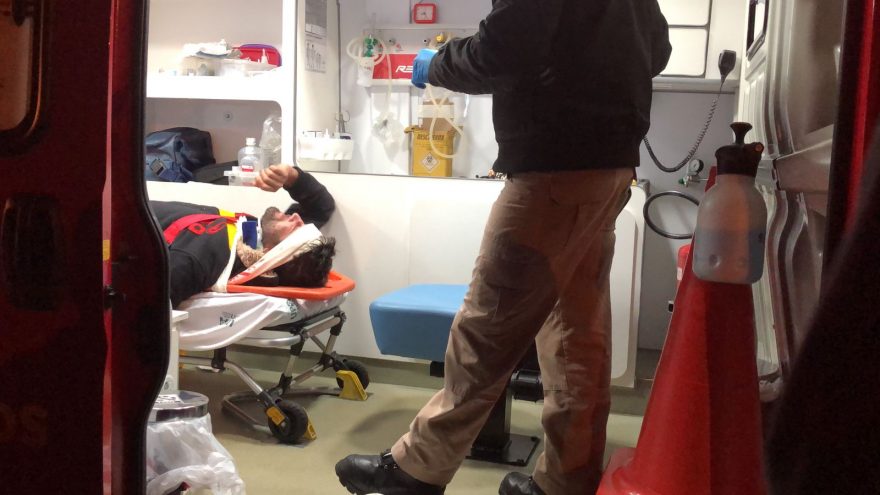 Siate é acionado para socorrer homem que sofreu queda de motocicleta no Santa Cruz