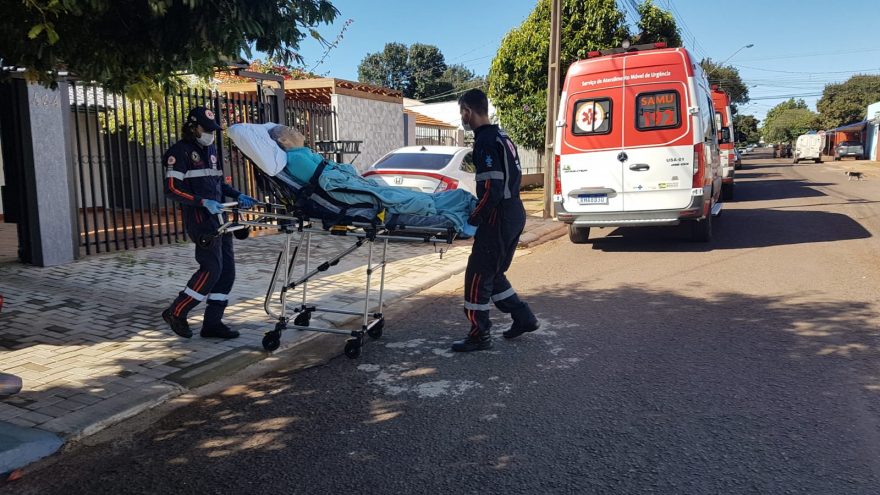 SAMU é acionado no Bairro Santa Cruz para atender idosa que não estava respirando