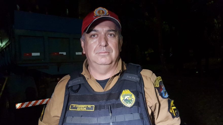 Sargento do BPRv dá detalhes sobre a apreensão de uma tonelada de maconha na PR-180