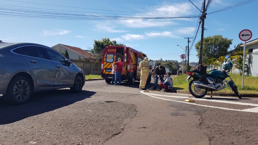 Motociclista fica desacordado após colisão de trânsito na Região do Lago