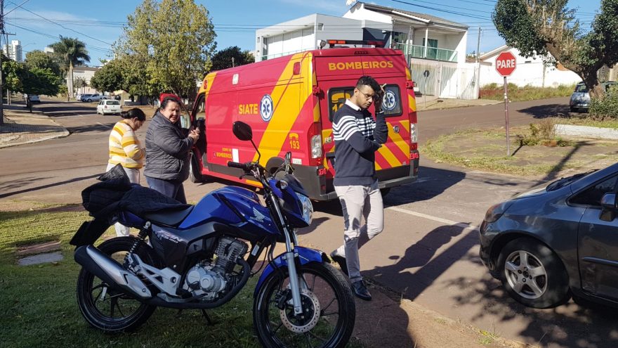 Motociclista sofre acidente de trânsito no Bairro Parque São Paulo e recusa atendimento