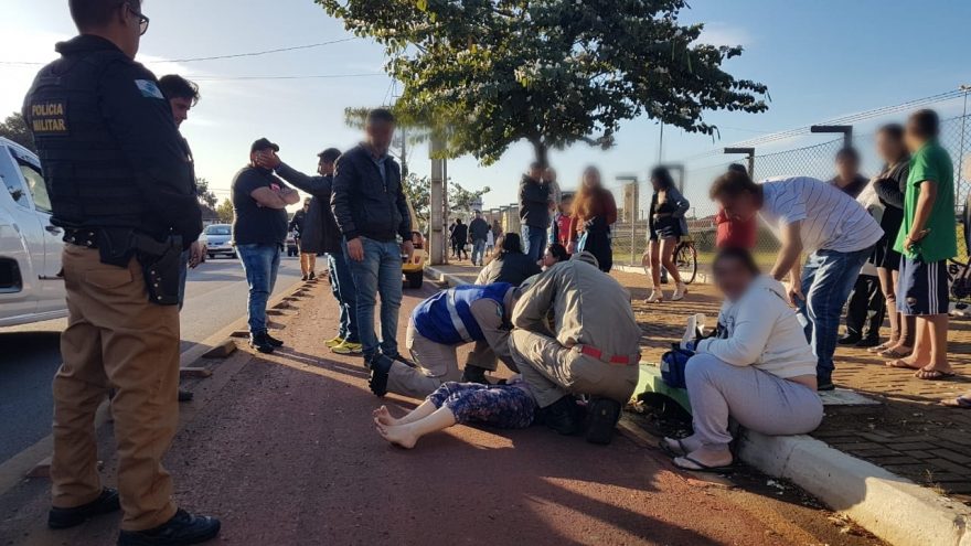 Criança de 12 anos é atropelada na Av. Tito Muffato