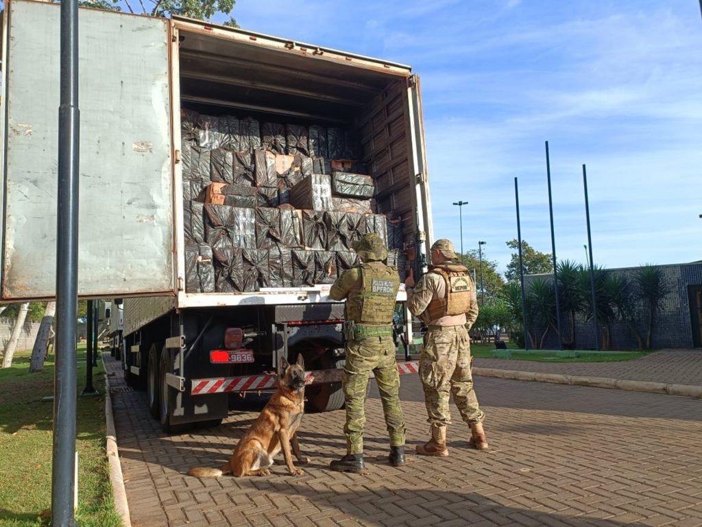 Crime organizado tem prejuízo de cerca de R$ 1,5 milhão em ação do BPFron e da PF em Nova Santa Rosa