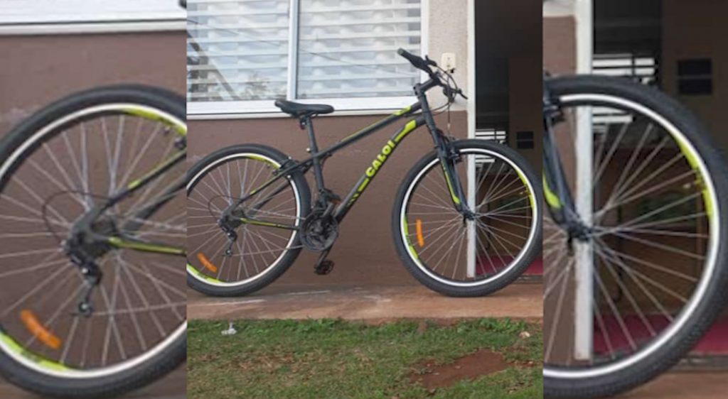 Bicicleta Caloi foi furtada no São Cristóvão
