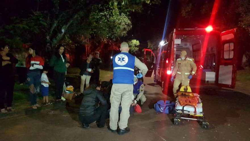 Entregador se envolve em acidente de trânsito no Bairro Floresta