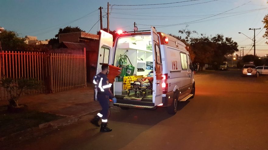 Com cólica renal, jovem é socorrido pelo Samu no Bairro Esmeralda