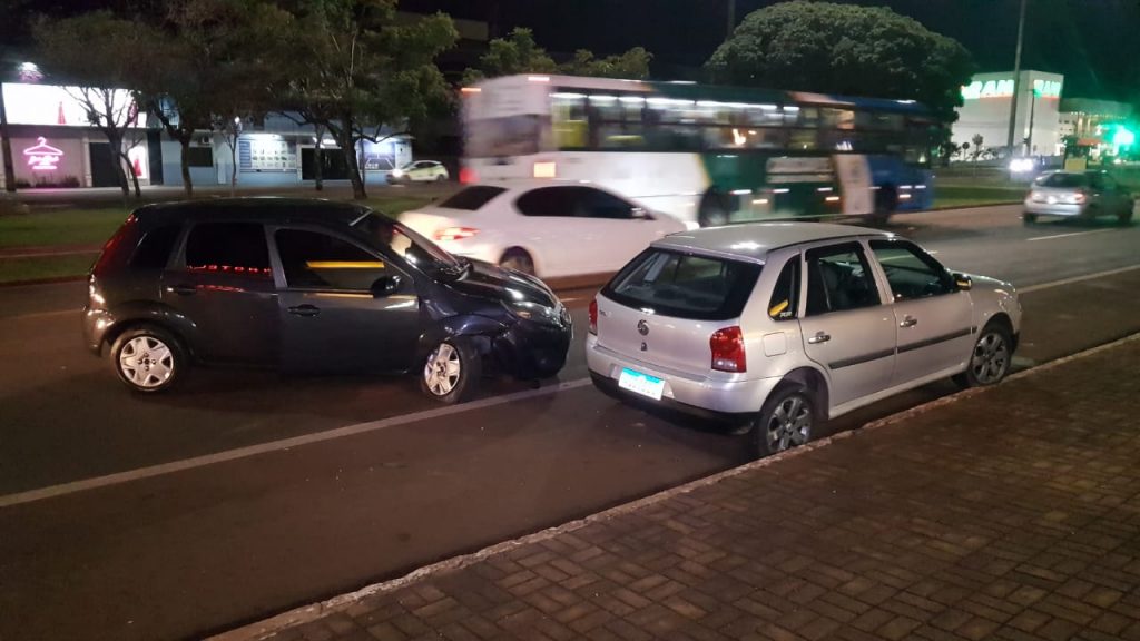 Colisão de trânsito é registrada no Pioneiros Catarinenses
