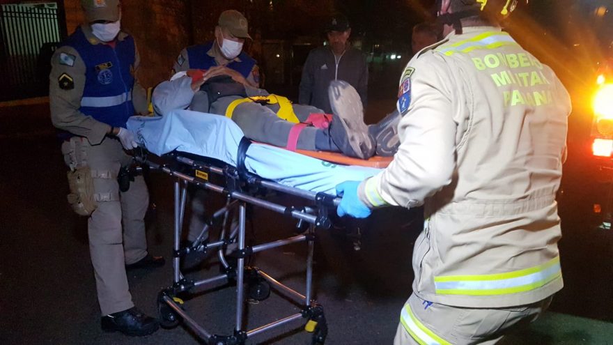 Entregador fica ferido após acidente de trânsito no Bairro Neva