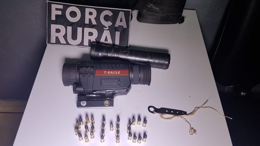 Força Rural detém homem em Rio do Salto, acusado de porte ilegal de arma de fogo
