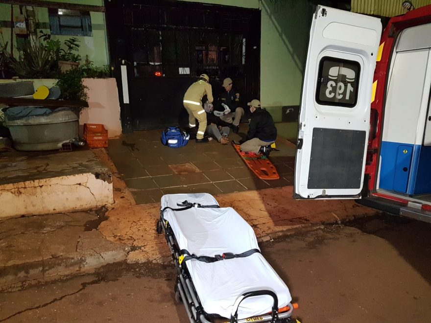 Corpo de Bombeiros socorre vítima de agressão no Santo Onofre