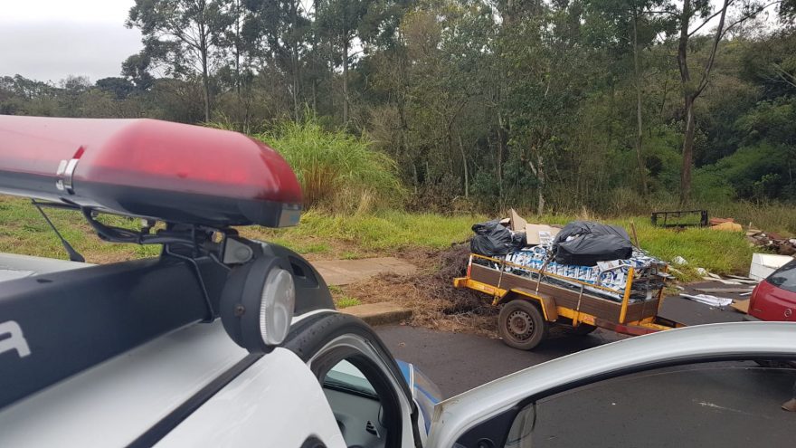 Guarda Municipal flagra descarte ilegal de material no Bairro Brasmadeira