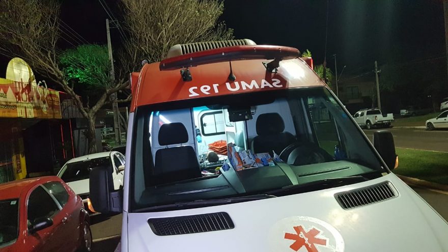 Jovem passa mal em balada e é socorrido pelo suporte avançado do Samu, no Bairro Coqueiral
