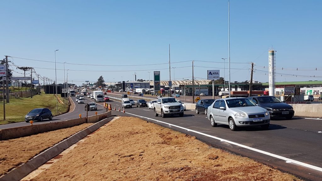 A espera acabou: Novo Trevo Cataratas é liberado para passagem de veículos em Cascavel A espera acabou: Novo Trevo Cataratas é liberado para passagem de veículos em Cascavel