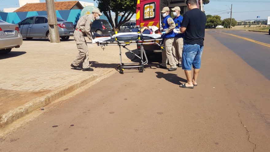 Adolescente sofre queda no Bairro Santos Dumont e lesiona região cervical