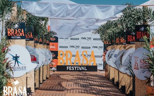 Falta um mês para o Brasa Festival: megaestrutura já está sendo montada