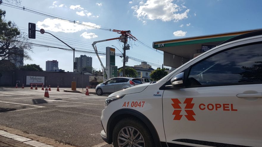 Trecho da Rua Nereu Ramos fica parcialmente interditado para manutenção da Copel