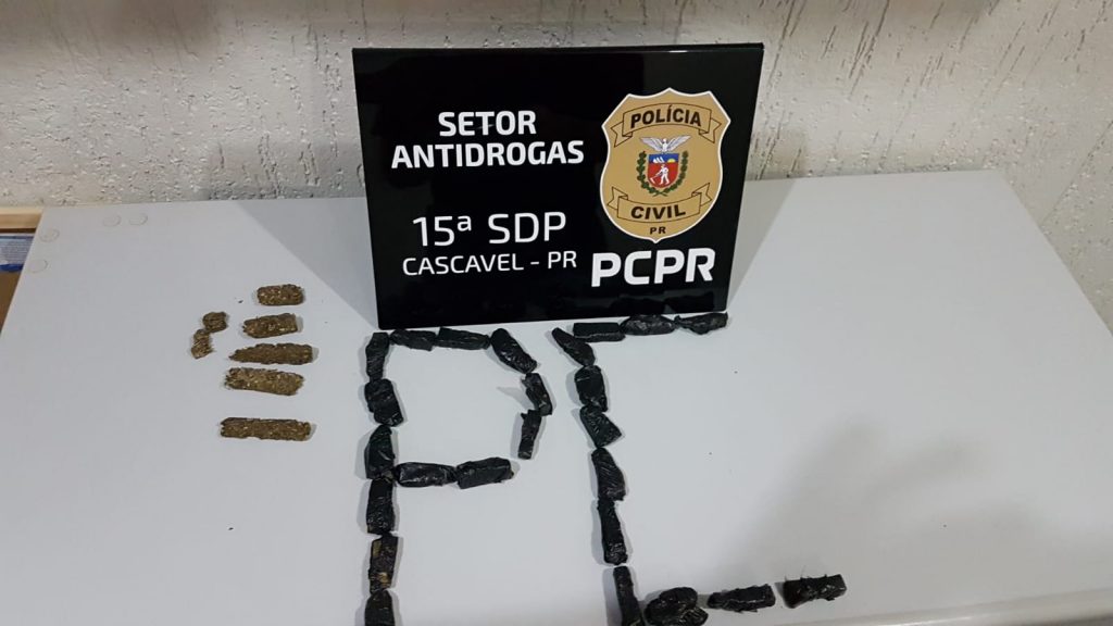 Homem é detido pelo GDE com 30 porções de maconha