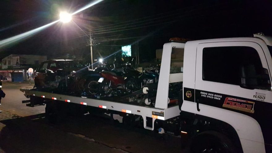Polícia Militar realiza bloqueio de trânsito em Cascavel nesta sexta-feira (26)