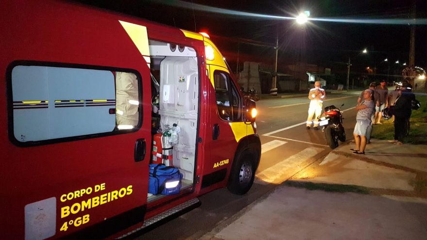 Siate é acionado para atender vítima de queda de veículo