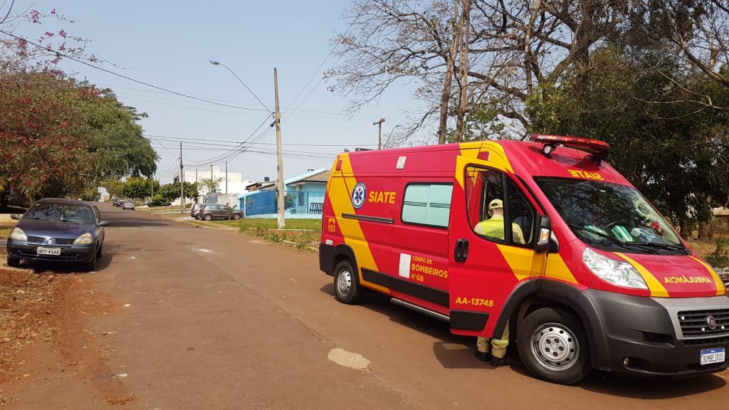 Pessoa sofre queda e Corpo de Bombeiros é acionado