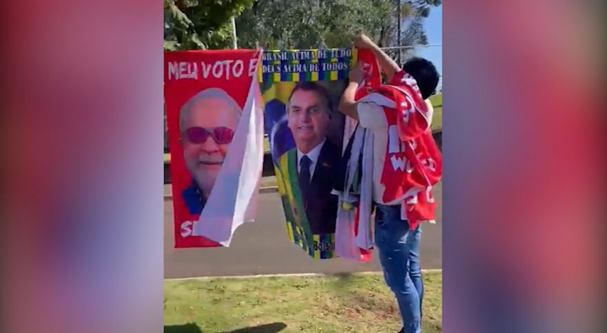 Bolsonarista compra toalhas do Lula para ‘colocar fogo’