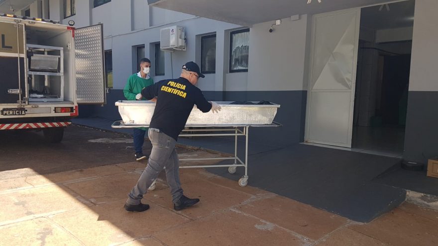Corpo de Everton Santiago Cergio chegou ao IML de Cascavel