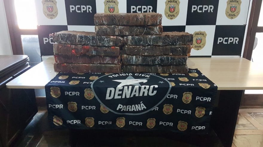 Denarc realiza apreensão de 113,600 kg de maconha após perseguição