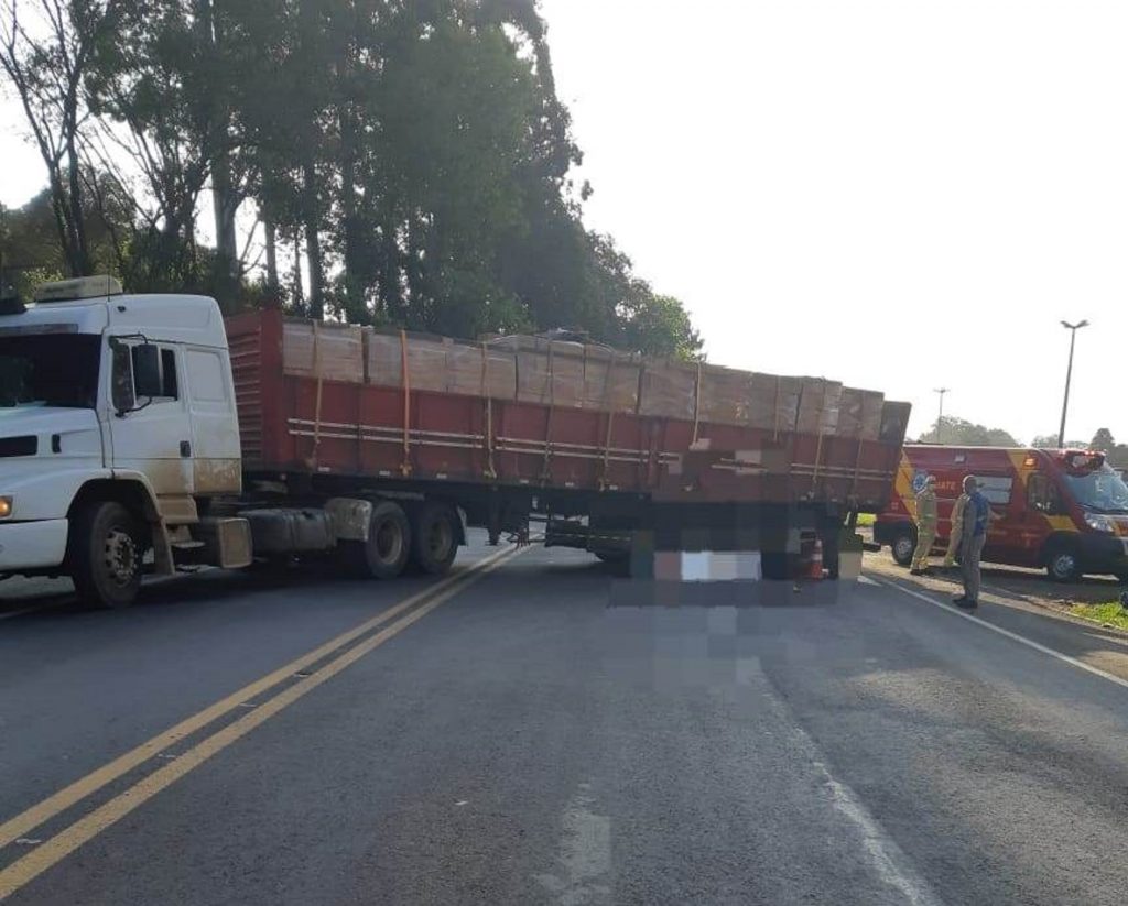 Motociclista morre em acidente na BR-277