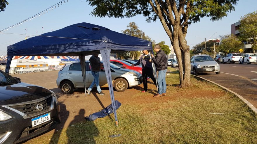 Motoristas de aplicativos protestam e fazem reivindicações em Cascavel