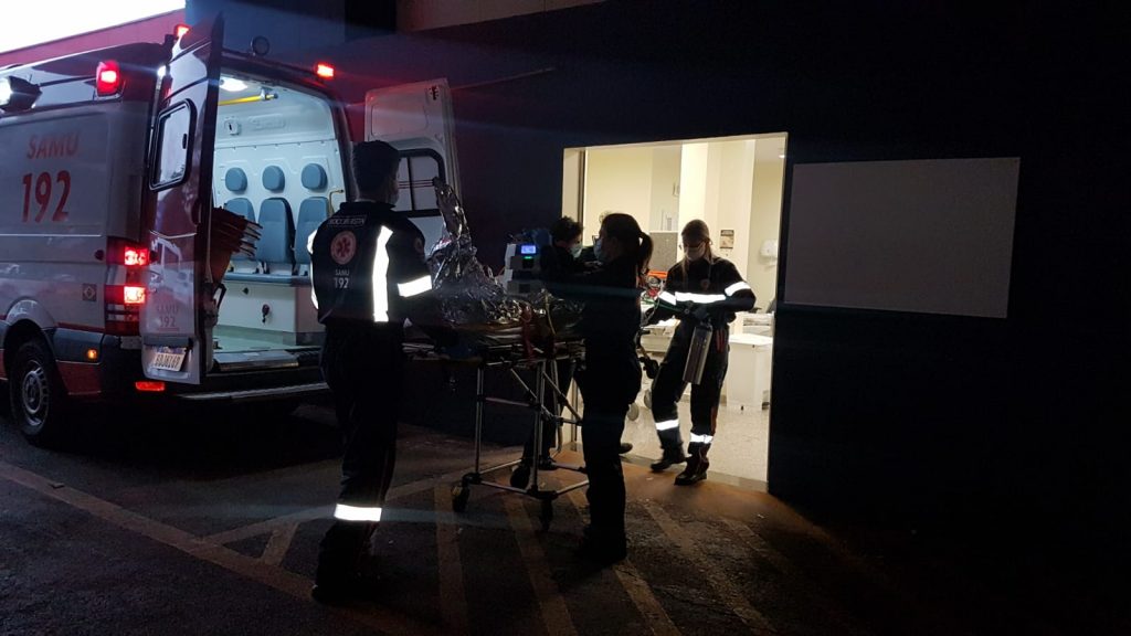 Após acidente de trânsito, jovem de 19 anos é levada ao H.U em estado grave