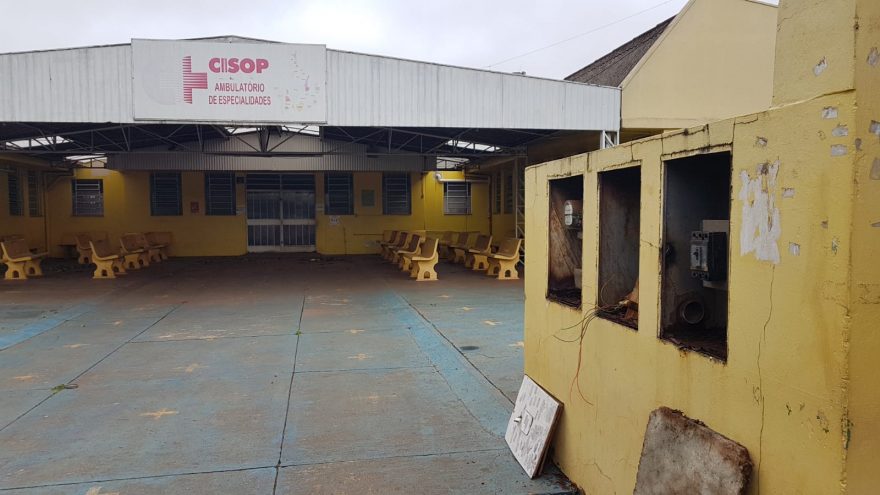 Antigo prédio do Cisop segue sendo vandalizado e alvo de ladrões