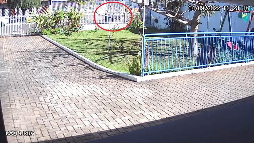 Vídeo mostra motociclista empinando moto antes de acidente no Coqueiral