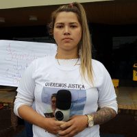 Imagem referente a Sobrinha de José Ademar de Melo, assassinado em novembro de 2021, conversou com a CGN e deu mais detalhes sobre o protesto realizado no Fórum