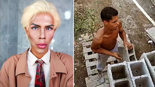 ‘Ken humano’ se torna auxiliar de pedreiro após desistir da vida de sósia Imagem referente a ‘Ken humano’ se torna auxiliar de pedreiro após desistir da vida de sósia