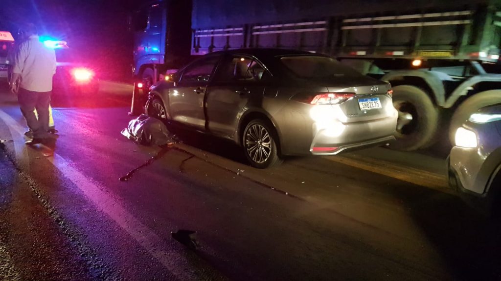Mais uma morte é registrada em colisão de trânsito na BR-277, em Cascavel