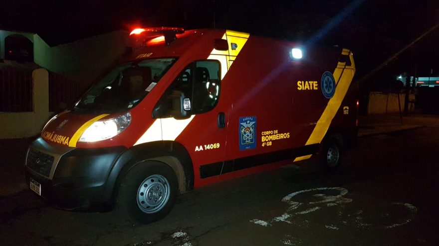 Idoso de 72 anos é socorrido pelo Corpo de Bombeiros após sofrer queda no banheiro