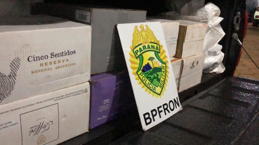 BPFron apreende cerca de R$ 5 mil em vinhos e R$ 3 mil em cigarros eletrônicos