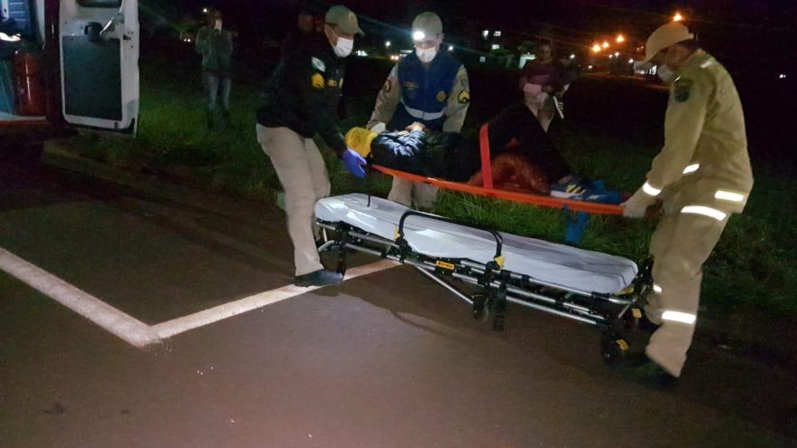 Motociclista fica ferido após se envolver em acidente na Av. Tito Muffato