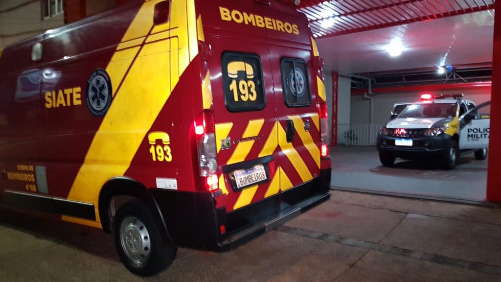 Mulher agredida no Interlagos é socorrida pelo Corpo de Bombeiros