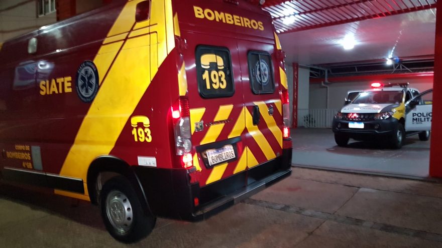 Mulher agredida no Interlagos é socorrida pelo Corpo de Bombeiros